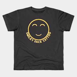 Smiley Face Tattoo Kids T-Shirt